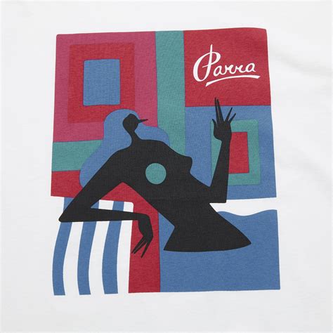 By Parra Hot Springs T Shirt White WHT Consortium