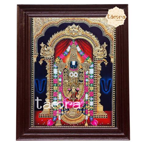 Buy Balaji Tanjore Painting D Venkateswara Tanjore Painting