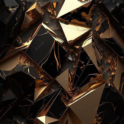 Premium Photo | Black and Gold Luxury Background