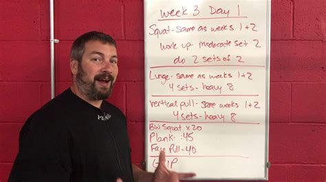 Week 3 Days 1 3 Thrower Preseason Strength And Conditioning Youtube