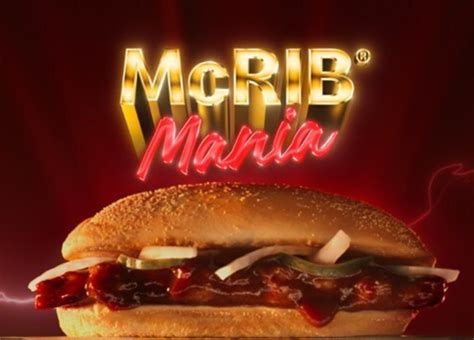 The Iconic Mcrib Is Back On Mcdonalds Menus In Canada Canada Takeout