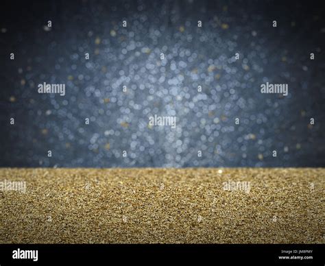 Gold Glitter With Bokeh Background Stock Photo Alamy