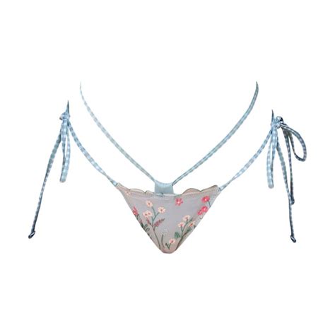 Aster In Sage Plaid Bikini Bottoms Ivy Swimwear Wolf Badger