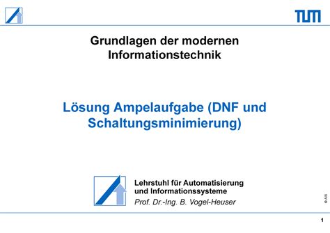 L Sung Ampelaufgabe Bungsskript S Ais Grundlagen Der Modernen