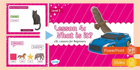 ESL Curriculum Level 2 Lesson 4 Teacher Made Twinkl