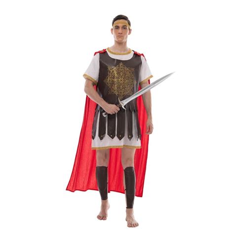 Men's Roman Soldier Costume Medieval Royal Knight Adult Halloween ...