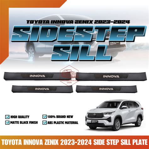 CAOS TOYOTA INNOVA ZENIX 2023 2024 SIDESTEP SILL PLATE 10841 Shopee