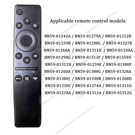 Universal 433 MHz Remote Control For Samsung UHD 4K QLED Smart TV RM