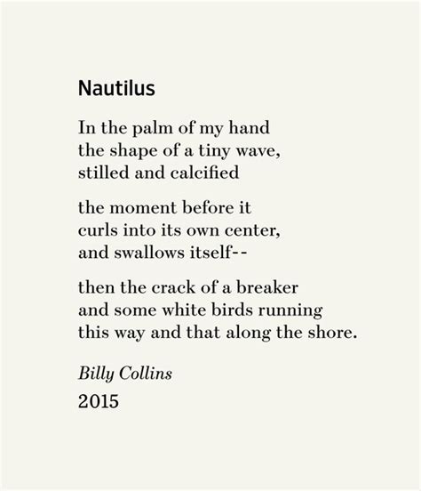 Which Best Describes Billy Collins S Poetry Sammy Has Pace