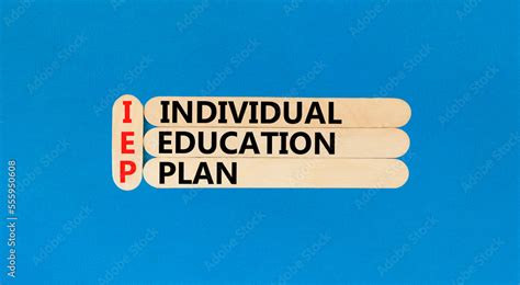 Iep Individual Education Plan Symbol Concept Words Iep Individual Education Plan On Wooden