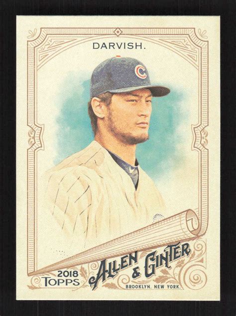 Yu Darvish 2018 Topps Allen Ginter Chicago Cubs 37 EBay