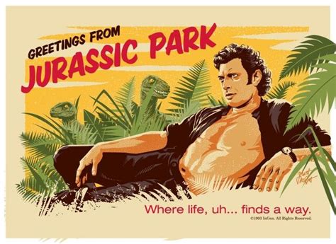 Pin By Robin On Life Uh Finds A Way Postcard Printing Park Art Jurassic Park Movie