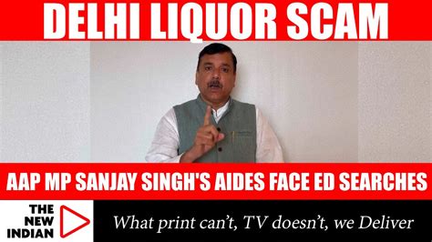 Watch Sanjay Singh Says His Associates Raided By Ed In Delhi Liquor