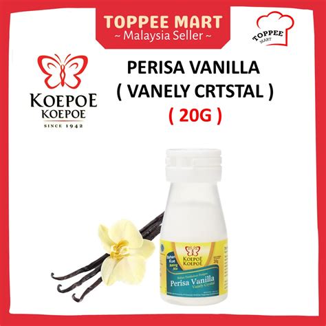 Koepoe Koepoe Perisa Vanilla G Vanely Crystal Shopee Malaysia