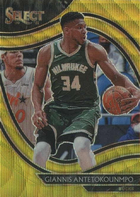 Giannis Antetokounmpo Select Courtside Gold Wave Price Guide