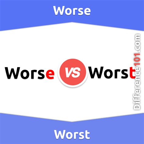 Worse Worst Key Differences Pros Cons Examples 57 OFF