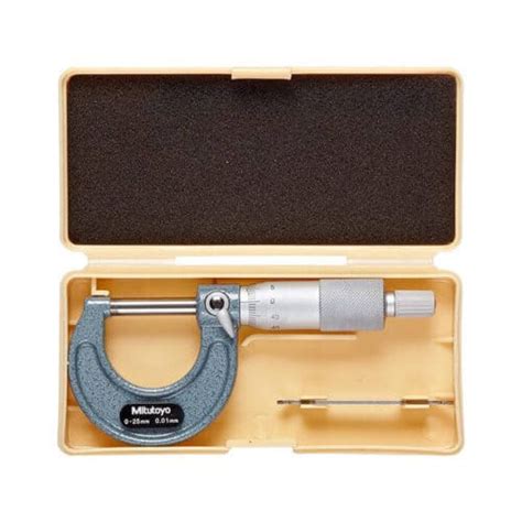 Mitutoyo 103 137 Outside Micrometer 0 25mm 0 01 Techmaster