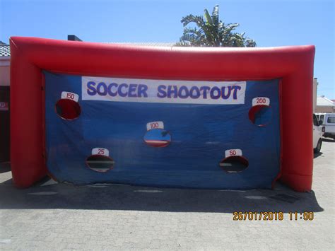 Soccer Penalty Shootout Court Jumping Candy Castles