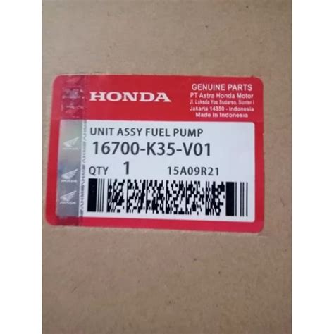 Jual Unit Assy Fuel Pump Atau Fuel Pump Assy Honda PCX Thailand Kode