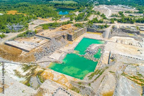 Limestone Quarry Aerial Images Indiana Limestone Empire Quarry