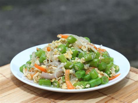 炒四季豆 Stir Fried French Beans With Egg Maxim 美心小食馆