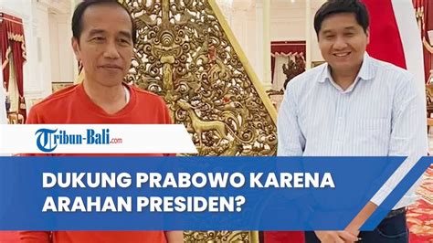 Maruarar Sirait Deklarasi Dukung Prabowo Karena Arahan Presiden YouTube