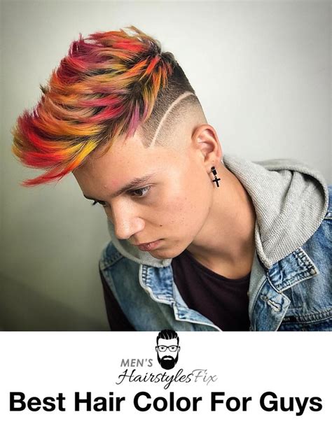 20 Best Hair Color For Guys In 2018 Mens Hairstyles Cool Hair Color Boys Colored Hair