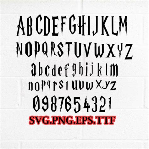 Cricut harry potter font - alanaxre