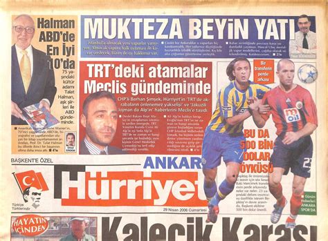 H Rriyet Gazetesi Ankara Eki Nisan Trt Dek Atamalar Meclis