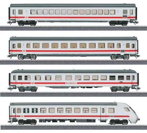 MÄRKLIN H0 40500 S IC Schnellzugwagen Set der DB AG 4 teilig NEU