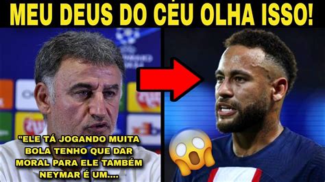 Olha SÓ O Que O TÉcnico Do Psg Falou De Neyma Antes Do Jogo Contra O