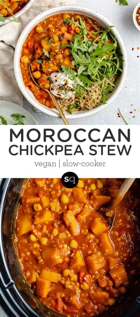 Moroccan Chickpea Stew Slow Cooker Recipe Simply Quinoa