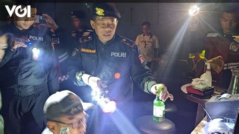 Razia Tempat Hiburan Malam Di Garut Polisi Sita Ratusan Botol Miras