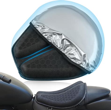 Amazon Skyjdm Foldable Motorcycle Seat Cushion With Seat Pad