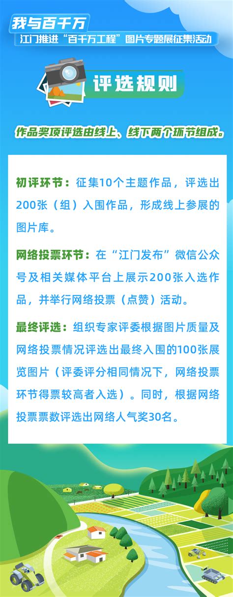 奋战百千万工程 以光影见证，江门发起“我与百千万”图片征集活动台山快讯台山市人民政府门户网站