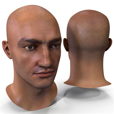 Male Head 16 3d Model 99 Ma Max 3ds Obj C4d Free3d