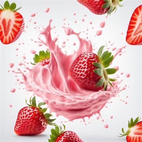 Premium Photo Fruit Splash Render Generated With AI