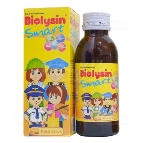 Jual Biolysin Smart Ml Rasa Jeruk Multivitamin Kecerdasan Anak