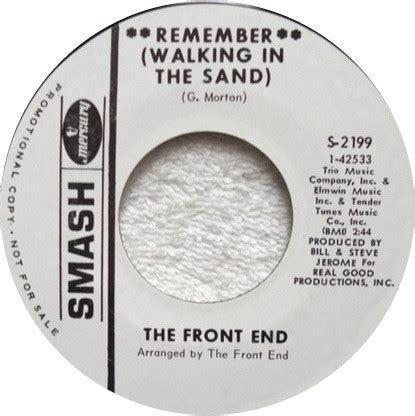 The Front End – Remember (Walking In The Sand) (1968, Vinyl) - Discogs