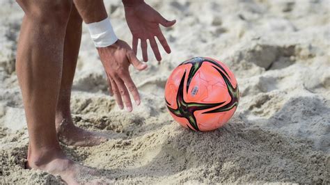 Beach Soccer Amical Large Victoire De L Quipe Nationale Face La