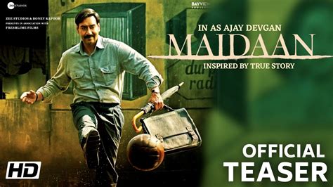 Maidaan Teaser First Look Ajay Devgan Priyamani Maidaan Movie Teaser Maidaan Movie Youtube