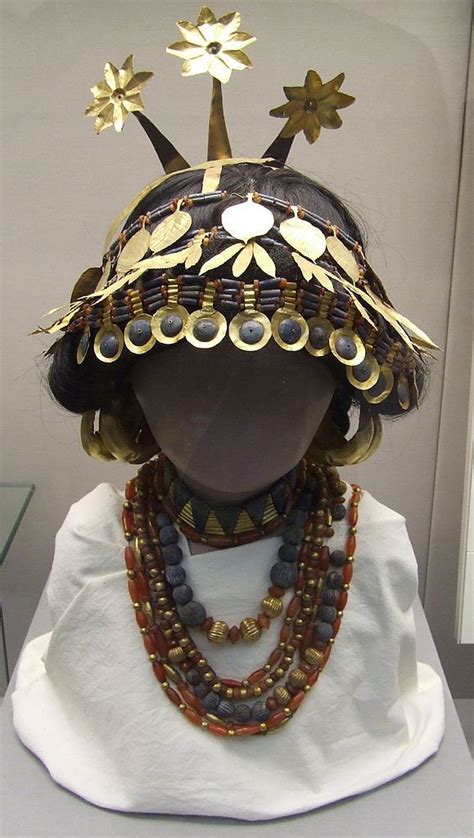 Sumerian Court Jewellery From Ur Bc It Includes Hair