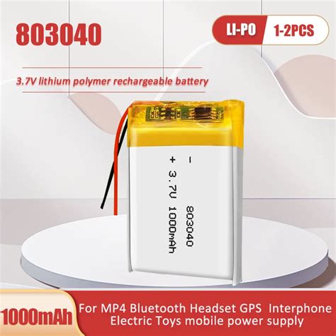 Pcs V Mah Rechargeable Li Polymer Battery For Remote