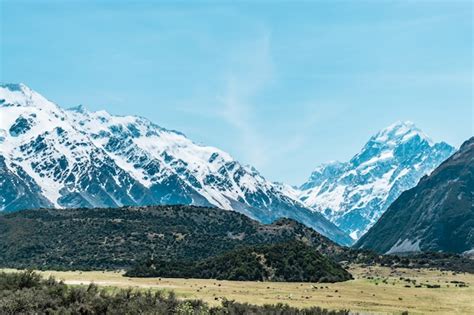 Premium Photo Aoraki Mount Cook The Highest Mountain In New Zealand