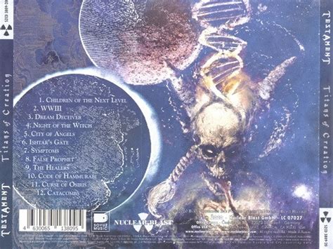 TESTAMENT Titan Of Creation CD 2020 купить CD диск в интернет магазине