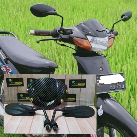 Jual PAKET VISOR PLUS SPION X1 HONDA SUPRA X LAMA Shopee Indonesia