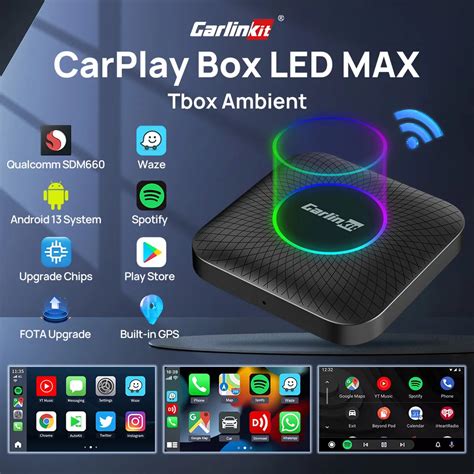 Carlinkit Carplay Ai Kutusu Android Sdm Android Oto Kablosuz