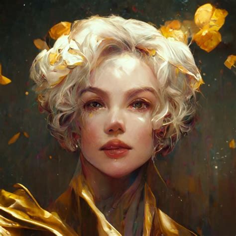 Marilyn Monroe Breathtaking Baroque Beauty Full Head Midjourney