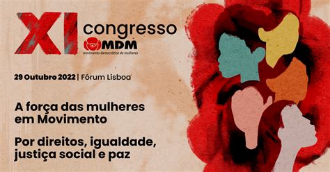 Xi Congresso Movimento Democr Tico De Mulheres Oeiras Digital