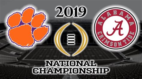 Clemson Vs Alabama Football 2019 National Championship Game Highlights